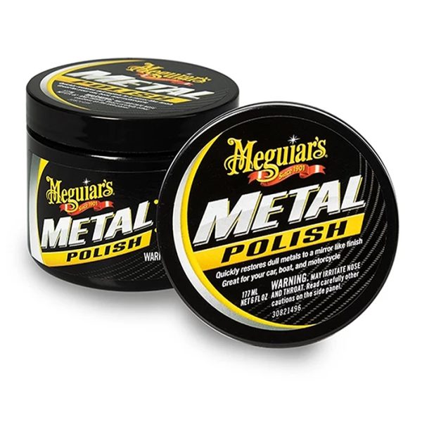 Meguiar's G211606 Metal Polish (New) ครีมขัดเงาโลหาทุกชนิด (รุ่นใหม่) 177 กรัม