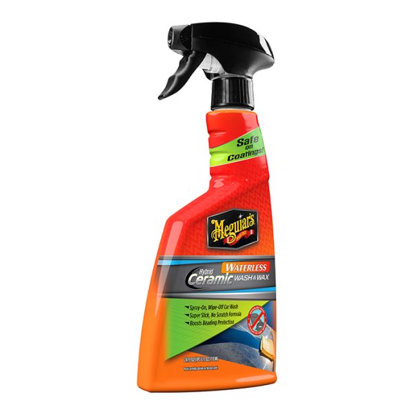 Meguiar's G251024 Hybrid Ceramic Waterless Wash & Wax  น้ำยาล้างรถแบบไม่ใช้น้ำ สูตรเซรามิค 710 มล.
