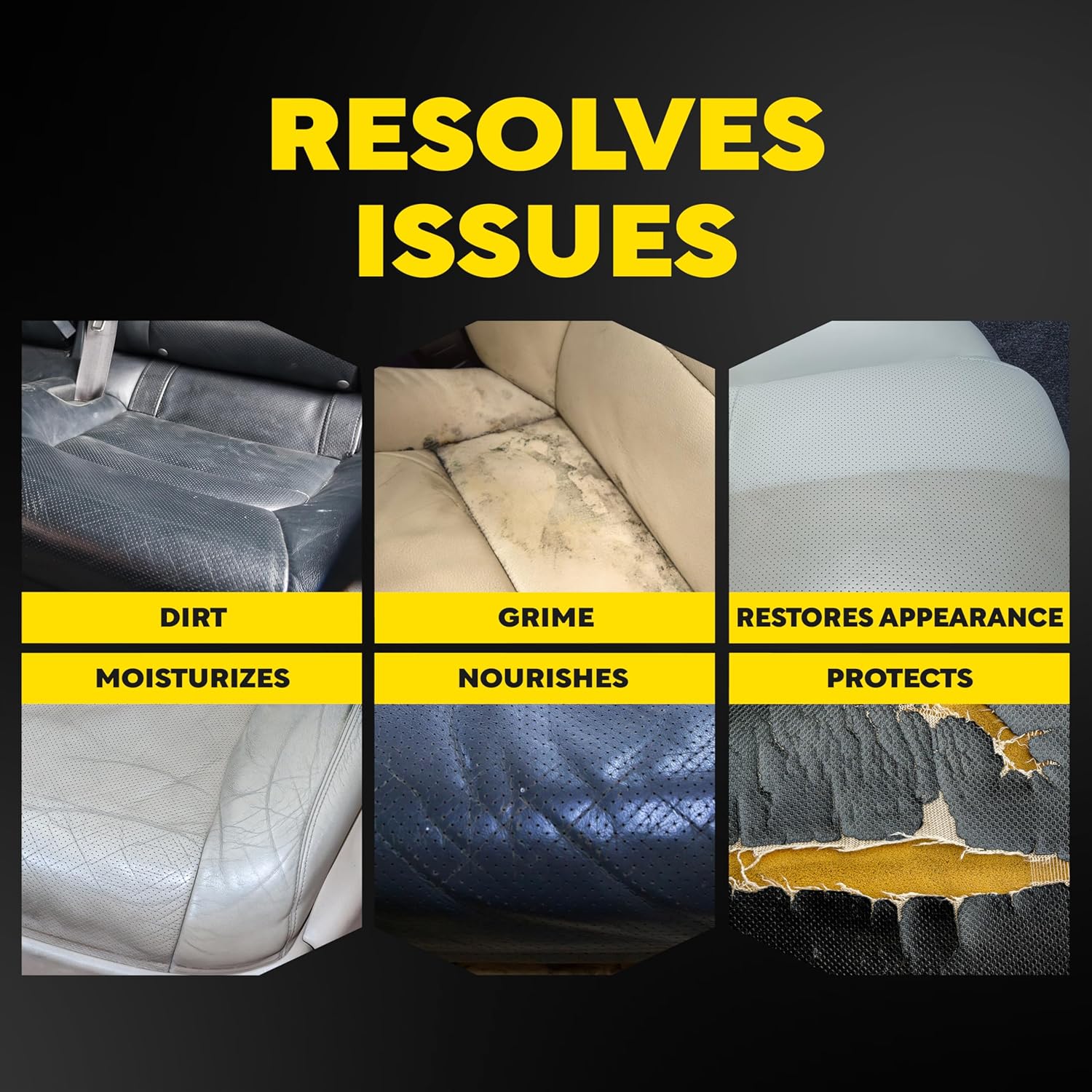 G55266 Meguiar's Quik Solution Leather Care Kit เมกไกวส์ ชุดทำความสะอาดและบำรุงเบาะหนัง