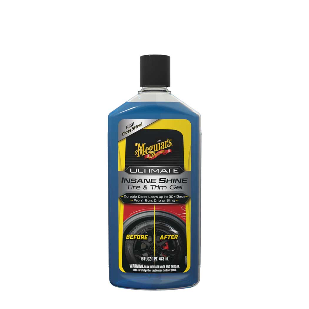 Meguiar's G262016 Ultimate Insane Shine Tire & Trim Gel น้ำยาเคลือบเงายาง ชนิดเจล สูตรเงามาก ขนาด 473 มิลลิลิตร