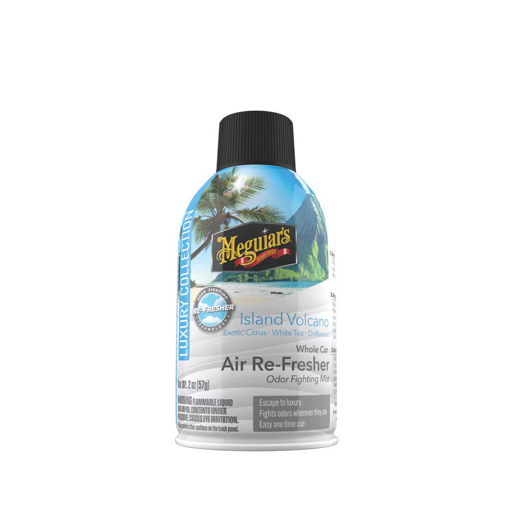 Meguiar's G262502 Air Re-Fresher Odor Eliminator (Island Volcano) 2.5 OZ.น้ำยาปรับอากาศ กำจัดกลิ่นไม่พึงประสงค์ กลิ่นไอส์แลนด์ โวลเคโน